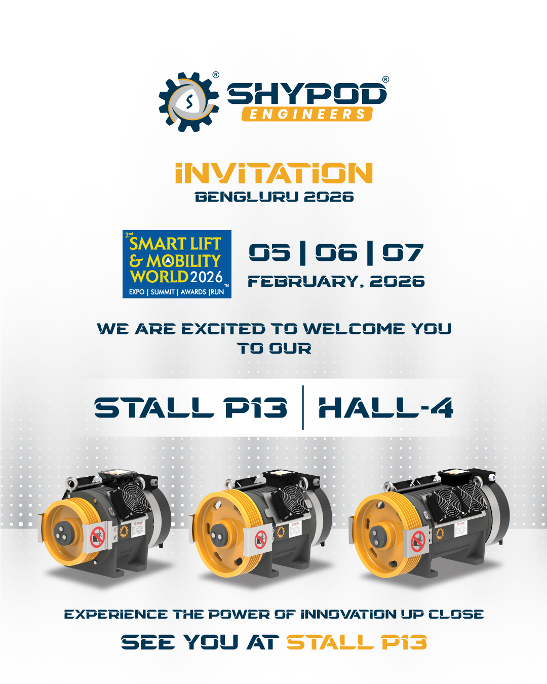 SMART LIFT & MOBILITY WORLD 2026 Invitation